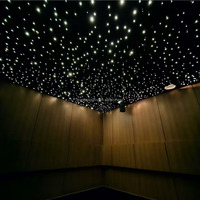 Panneaux de Plafond Étoiles Led 600mm Ciel Étoilé Chambre 110V avec Prise Américaine pour Cinéma Chambre Home Cinéma Cafés Décoration