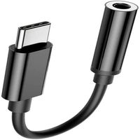 Adaptador de micrófono Samsung USB tipo C 3,5mm Audio AUX Jack para TODOS los teléfonos Samsung Compatible con monitor y altavoz