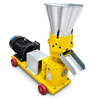 Machine à granulés d'aliments pour volailles de taille moyenne à moteur diesel Henglu, prix d'usine, haute efficacité pour l'utilisation en élevage de poulets et de canards
