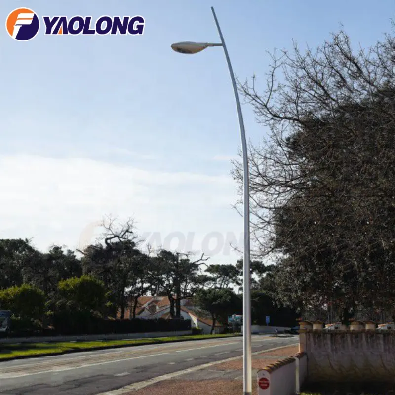 Pólo de luz de rua de estrada aço suporte 7.5m para iluminação da rua
