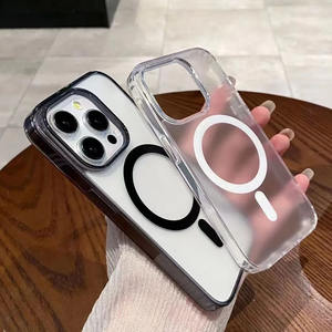 Nouveau étui magnétique <span class=keywords><strong>Mag</strong></span> pour <span class=keywords><strong>IPHONE</strong></span> 16 15 14 13 12 MINI 11 PRO 6 7 <span class=keywords><strong>8</strong></span> XS XR MAX mat clair tactile sentiment de sécurité étui protecteur - Product Image 2