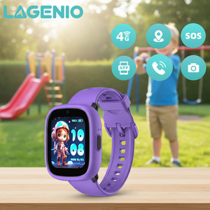 Lagenio สมาร์ทวอชสำหรับเด็ก4G K3พร้อมซิมการ์ด1.7นิ้วโทรวิดีโอ HD GPS LBS WiFi SOS IP68 FCC ROHS relojes สมาร์ทวอชสำหรับเด็ก - Product Image 1