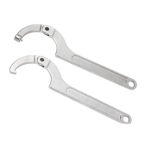 <b>Adjustable</b> Round Head <b>Square</b> Head Hook Wrench Carbon Steel OEM - Product Image 1