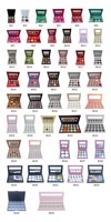 Palette de maquillage en gros, palette d'ombres à paupières DIY, emballage personnalisé de marque, ombre à paupières hautement pigmentée
