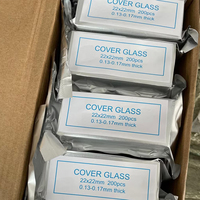 Microscope Slide Histology Slip Disposable Individually Packaged Aluminum Foil Pack Microscope Cover Glass
