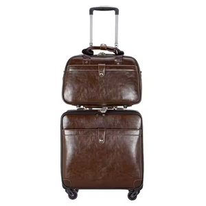 Bagage à main à l'ancienne, <span class=keywords><strong>valise</strong></span> de <span class=keywords><strong>voyage</strong></span> <span class=keywords><strong>Voyage</strong></span> d'affaires Sac polochon Boîte à bagages rétro Sac à main de grande capacité à courte distance - Product Image 4