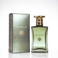 Botol Parfum Kaca Mewah Berkualitas Tinggi 30ml 50ml 100ml, Botol Parfum Kaca Kosong Persegi dengan Kotak