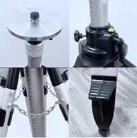 Trépied laser en aluminium avec tête dôme 3m pour mesure et nivellement