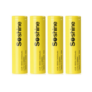 18650 3400mAh 3.7V 리튬 이온 Recgargeable 배터리-4 개수 (1 팩) - Product Image 1