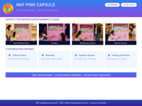 Grande machine à capsules Gacha rose pastel géante pour centre commercial et parc d'attractions familial (FEC)