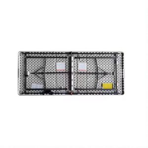<span class=keywords><strong>Table</strong></span> <span class=keywords><strong>de</strong></span> banquet <span class=keywords><strong>pliante</strong></span> extérieure <span class=keywords><strong>de</strong></span> 6 pieds avec dessus blanc - Product Image 2