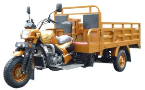 Triciclo de Carga Motorizado Rojo de 151-200cc, Carrocería Abierta, Capacidad de Carga de 300-400kg para Uso en Transporte - Product Image 5