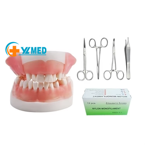 Modèle de pratique de suture orale de laboratoire avec aiguille et fil, équipement pour la préparation dentaire, pour l'enseignement des gencives amovibles périodontales - Product Image 1
