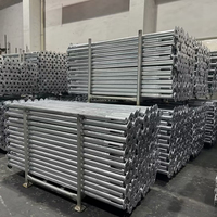 Étais de construction robustes en acier Q355, norme EN1065, taille réglable, haute résistance, conception européenne pour la construction.