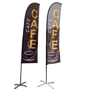 Bandera de Playa de 60*240cm, Banderas Tipo Blade para Cafeterías, Tiendas, Pizzerías Nuevas, Supermercados, Promoción, Publicidad, Sin Asta - Product Image 1