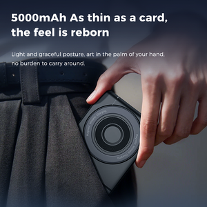 5000 sottile mAh carica rapida 22.5W portatile Powerbank magnetico senza fili ricarica Mini <span class=keywords><strong>Power</strong></span> bank Logo personalizzato per il telefono - Product Image 3