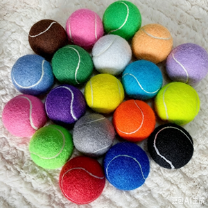 Balle de tennis pour chien, rebond élevé, noyau en caoutchouc naturel, balle en feutre sans danger pour les animaux, logo personnalisé, vente en gros, jouet pour animaux, produits personnalisés pour animaux - Product Image 4