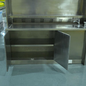 สถานีปฏิบัติการพยาธิวิทยาแบบ Gross Station สไตล์อเมริกัน/ยุโรป ทำจากสแตนเลส สำหรับผู้ปฏิบัติงานสองคน - Product Image 3