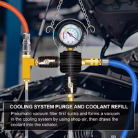 Analizador de Motor YSGJ, Detector de Fugas en el Tanque de Agua, Kit Universal de Prueba de Presión del Radiador, Kit de Recarga de Refrigerante al Vacío, Aleación de Aluminio para