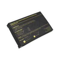 Emballages de pilules écologiques recyclables personnalisés avec impression de logo en feuille d'or, finition mate, taille et logo personnalisés acceptés