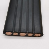 H07RN-F étanche haute Flexible basse tension du fabricant de câbles * * * * 25 câble plat en caoutchouc pour pompe à eau submersible cuivre