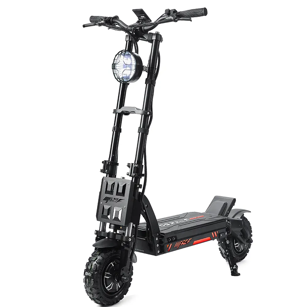 TFT ekran 4000W maksimum hız 110 KMH 50 derece tırmanma açısı 140km aralığı GSPACE Mars 11 IPX6 su geçirmez elektrikli Scooter