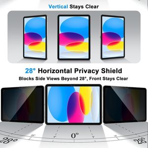 ฟิล์มกันรอยแบบติดตั้งง่าย ป้องกันการมองเห็นจากด้านข้าง สำหรับ <span class=keywords><strong>iPad</strong></span> 10/16 <span class=keywords><strong>Pro</strong></span> นิ้ว <span class=keywords><strong>รองรับ</strong></span> Apple Pencil - Product Image 3