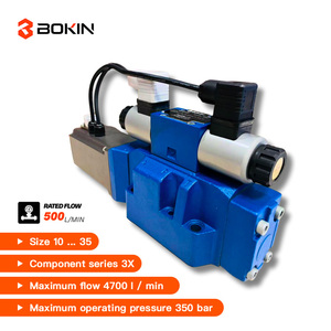 Bán buôn bokin thanh 350 lưu lượng cao 1000L/phút vận hành thí điểm 4 chiều 4wrke 27 phản hồi vị trí van tỷ lệ 1 năm bảo hành - Product Image 2