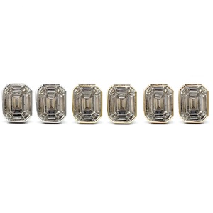 Fournisseur de Hong Kong, vente en gros de boucles d'oreilles en or 18 carats de haute qualité, diamants vintage taille brillant, pour mariage et anniversaire - Product Image 4