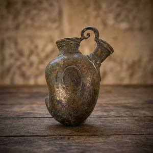 Esculturas y Figuras de Latón Dorado Hechas a Mano, Raras y Antiguas, con Forma de Maceta de Hookah, Estilo Moderno y Vintage, Piezas Decorativas para Bodas - Product Image 3