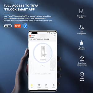 Khóa cửa thông minh vân tay điện tử TTlock APP Wifi Tuya tích hợp khóa then cài và khóa chìa - Product Image 6
