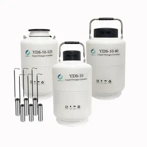 Durable Cost-effective Bull Semen Storage Tank 10L Vacuum Liquid Nitrogen Storage Container for Artificial Insemination