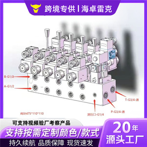 Vanne à cartouche Haizhuolek RV-08-16, vanne hydraulique de décharge à action directe, utilisation industrielle - Product Image 5