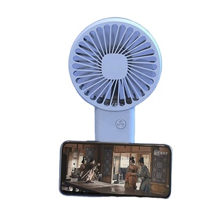 Ventilateur de bureau silencieux, mini, portable, rechargeable par USB, avec logo personnalisé, fabriqué en usine - Product Image 3