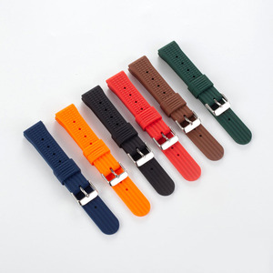 Correa de Reloj Deportiva Tropical de Silicona para Relojes <span class=keywords><strong>007</strong></span> <span class=keywords><strong>James</strong></span>, Correas de Reloj de TPU, Pulsera Deportiva de 20mm 22mm para Relojes de Buceo - Product Image 2
