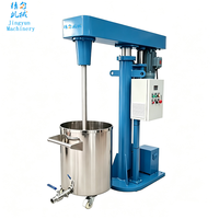 Agitateur vertical industriel pour liquides, en acier inoxydable, 4 kW, pour la production chimique et cosmétique.