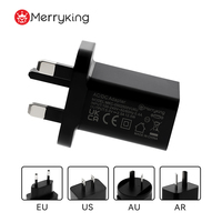 Adaptor 5v 0.5a 1A 2A 2.1A 3pin Adaptor 5volt 500ma Adaptor AC Pengisi Daya USB untuk Jam Tangan