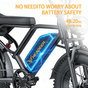 Vélo électrique tout-terrain à pneus larges, vélo électrique tout-terrain, fatbike électrique, vélo électrique à suspension intégrale, vélo électrique de montagne - Product Image 2
