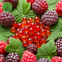 Venta al por mayor Juicy 3Kg Raspberry Flavor Popping Boba para Bubble Tea y Postres Shop