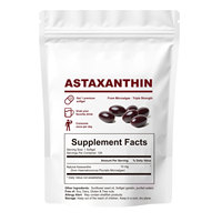 OEM en stock, transfrontalier, best-seller Amazon TK, Huile de Krill de l'Antarctique 12mg Astaxanthine, Capsules molles 120 unités, Fabriqué en Chine, Prix fixe