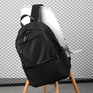 Simple Men's Lightweight <b>Backpack</b> Black Large Capacity Anti Theft Laptop Bag Casual Travel Business Use Unisex Spring 2025 - Product Image 3