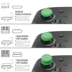 Skull&Co. Lot de 6 capuchons de joystick CQC et FPS pour manettes <span class=keywords><strong>PlayStation</strong></span> 5, <span class=keywords><strong>4</strong></span>, PS5, PS4, Switch 2 <span class=keywords><strong>Pro</strong></span> – Protège-pouces (6 pièces) - Product Image 2