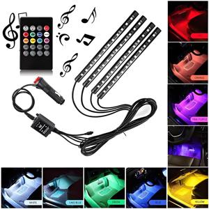 RGB Xe LED Strip ánh sáng điều khiển từ xa 36/48/96LEDs Ống underglow hệ thống 12V Neon ánh sáng cho tự động sử dụng điều kiện - Product Image 2