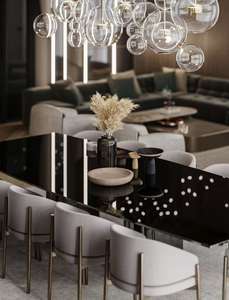 Escalier de villa moderne de style italien, design architectural intérieur de luxe haut de gamme, solution graphique de projet clé en main, écologique - Product Image 3