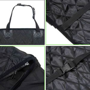 Housse de siège auto pour animaux de compagnie BSCI, siège surélevé 2 en 1, housse de siège avant de luxe pour chiens et chats, antidérapante, imperméable - Product Image 4