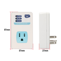 Commutateur de commutation automatique intelligent protecteur de tension convertisseur de fréquence 50hz à 60hz protecteur de voltaje