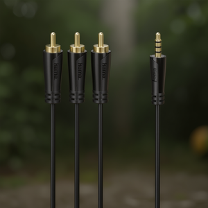 Cavo adaptador Audio Rca Mini Jack Negro 1,5m 00205154 - Product Image 3