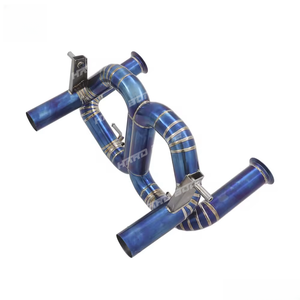 ระบบไอเสียไทเทเนียมประสิทธิภาพสูงสําหรับท่อไอเสีย <span class=keywords><strong>Lamborghini</strong></span> <span class=keywords><strong>Aventador</strong></span> <span class=keywords><strong>SVJ</strong></span> LP770 <span class=keywords><strong>V12</strong></span> 6.5L - Product Image 4