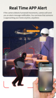 Tuya Smart 4MP Wifi 摄像头报警系统套件 IOT 摄像头 PIR 探测器 门磁传感器，用于家庭安全