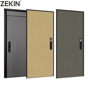 Serrure intelligente Zekin au design moderne, pivotante, en alliage d'aluminium, avec verre trempé résistant aux impacts d'ouragan. - Product Image 1